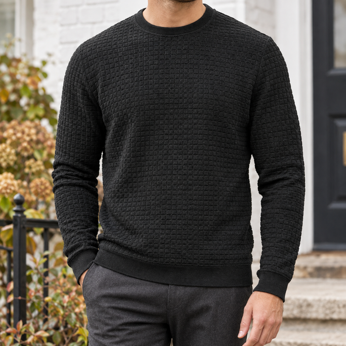 Ennis-West Textured Sweater