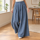Margot-Eve Wide Leg Pants - Blue