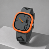 Cromwell Square Watch - Gray Orange