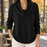 Tiffany-Marie Cowl Neck Sweater - Black