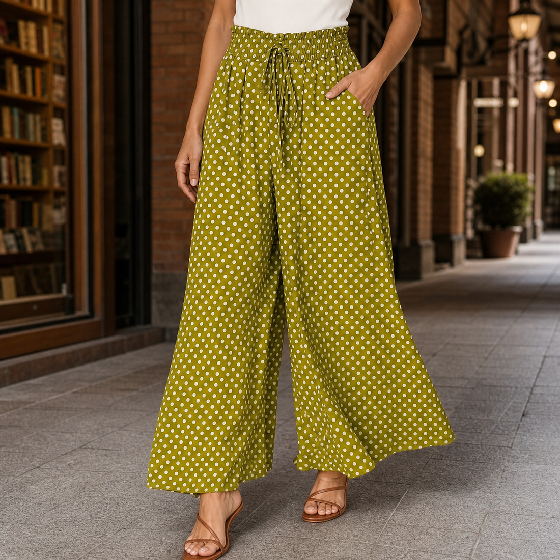 Perpetua-Kate Wide-Leg Pants - Ningmenghuang