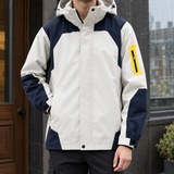 Blaise-Grant Colorblock Jacket - Ivory