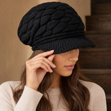 Fenmore Cable Knit Cap - Black 2