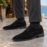 Castagna Pointed Derby Shoes - Black