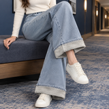 Arletta-Lane Wide Leg Pants - Light Blue