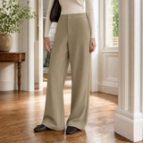 Meredith-Claire Wide Leg Pants - Khaki
