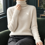 Etta Turtleneck Sweater - Beige