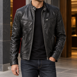 Eric-Grant Biker Jacket - Black
