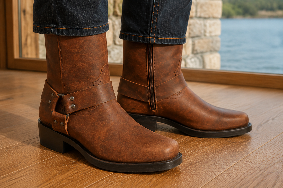 Cattaneo Harness Boots - Brown