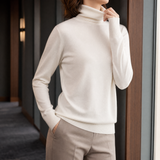 Joelle Turtleneck Sweater - White