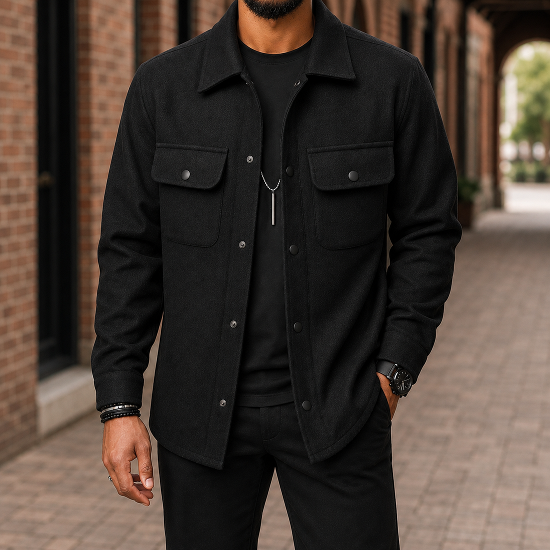 Wilder Pocket Jacket - Black