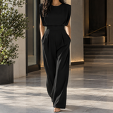 Nicole-Lane Tailored Jumpsuit - Black