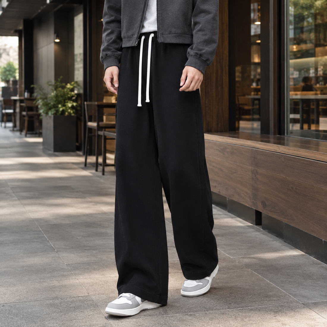 Duarte Wide Leg Pants - Black
