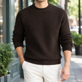 Oswin Ribbed Sweater - Brown