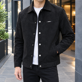 Edward Collared Jacket - Black