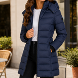 Dahlia-Claire Quilted Jacket - Navy