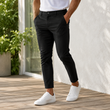 Emmett Tailored Chinos - Black
