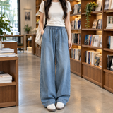 Geraldine Wide Leg Pants - Retro Blue