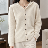Gemma-Grace Merino Cardigan - Cream