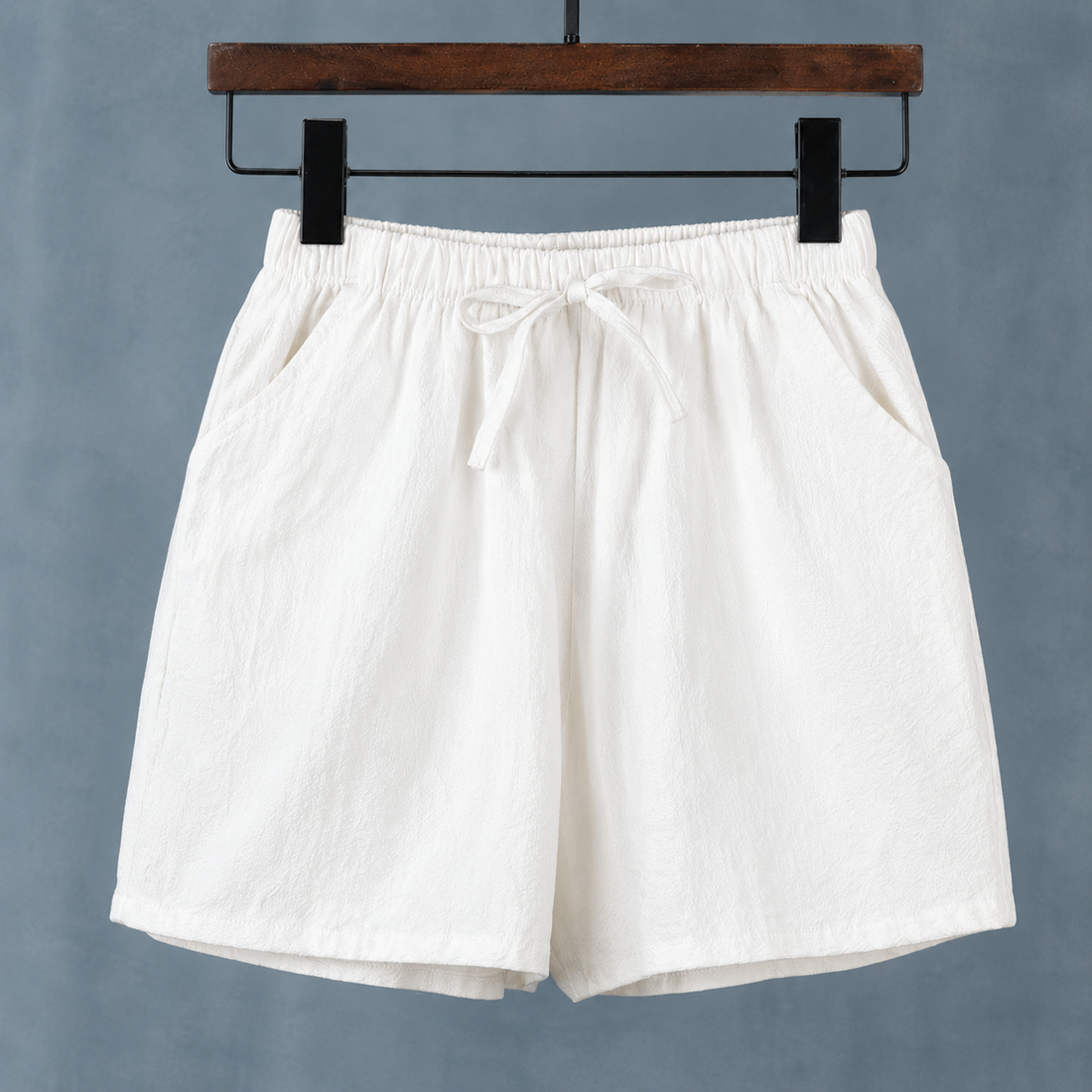 Hermione Wide-Leg Shorts - White