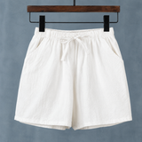 Hermione Wide-Leg Shorts - White