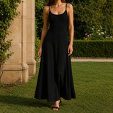 Honora-Hope Scoop Maxi Dress - Black