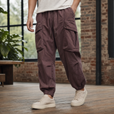 Augustin Relaxed Cargo Pants - Dark Brown