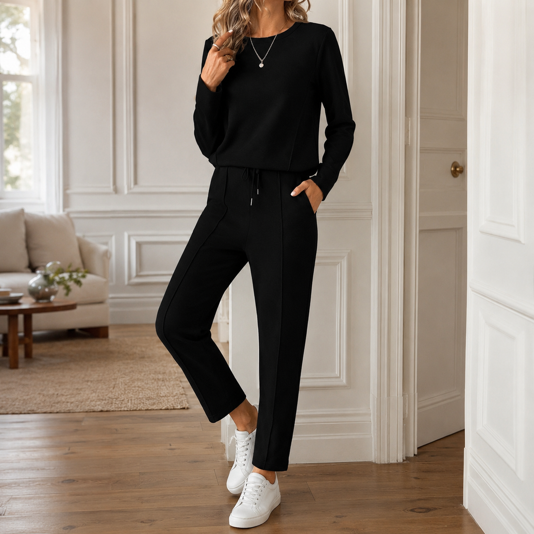 Tallulah-June Relaxed Set - Black