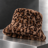 Thurlow Leopard Bucket Hat - Chocolate