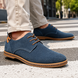 Romano Suede Derby Shoes - Blue