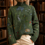 Seraphina Turtleneck Sweater - Green