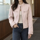 Wendy Denim Jacket - Pink
