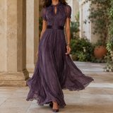 Antonia-Skye A Line Dress - Purple