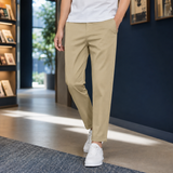 Austin Straight Leg Pants - Khaki