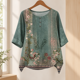 Marguerite-Skye Relaxed Blouse - Green