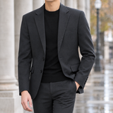 Magnus-Grey Slim Fit Blazer - Dark Gray