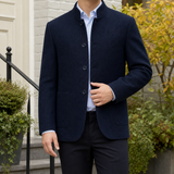 Leon Cashmere Jacket - Blue