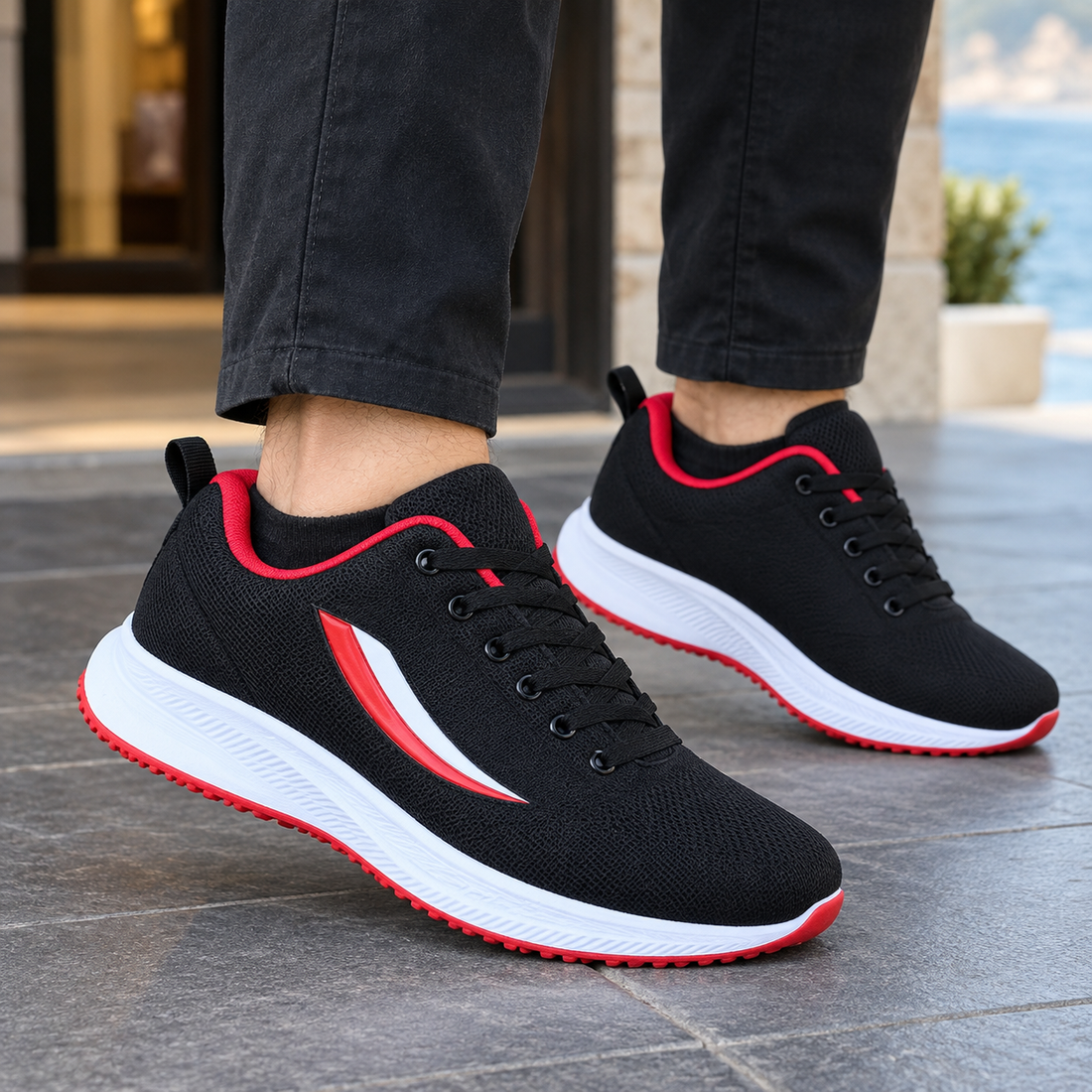 Asti Mesh Sneakers - Black