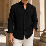 Blake Linen Shirt - Black