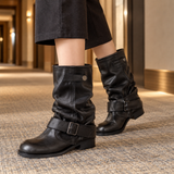 Caruso Buckle Boots - Black