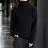 Emmeline-Elise Cashmere Sweater - Black