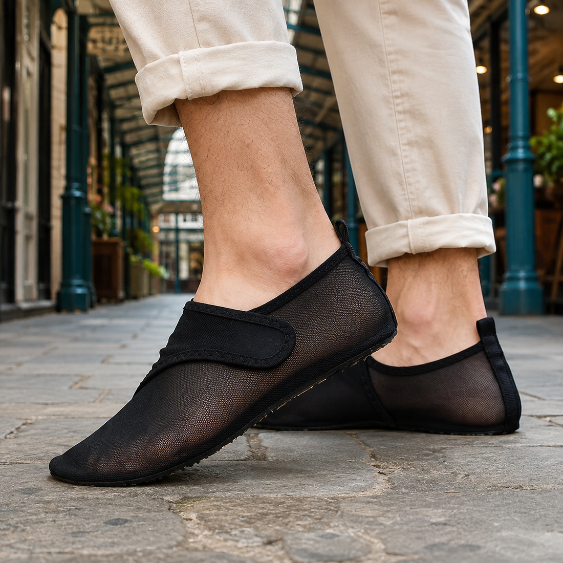 Varese Mesh Water Shoes - Black