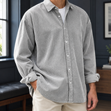 Horace Corduroy Shirt - Light Gray