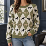 Darcy-Rae Relaxed Sweater - Yellow-green