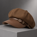 Fairbourne Baker Boy Cap - Coffee