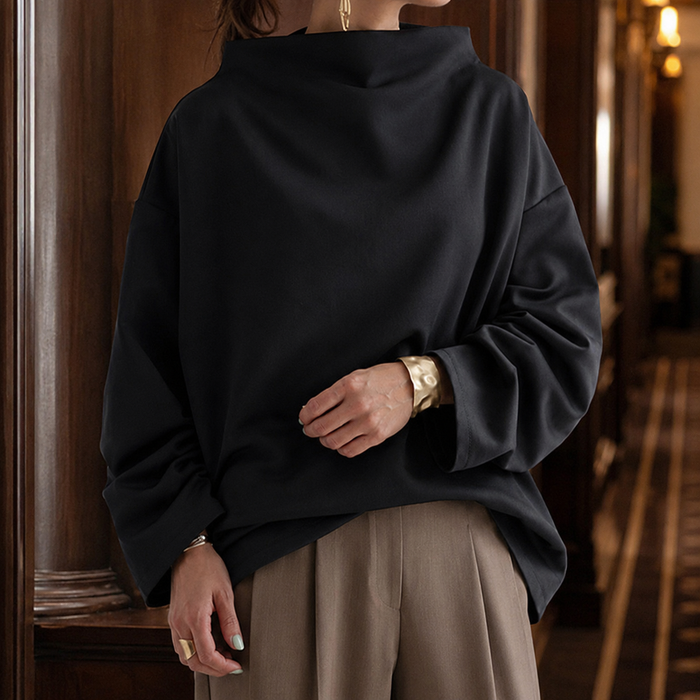 Nadia-Grace High-Neck Top