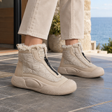Argenta Quilted Snow Boots - Beige