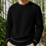 Graham Textured Sweater - Black