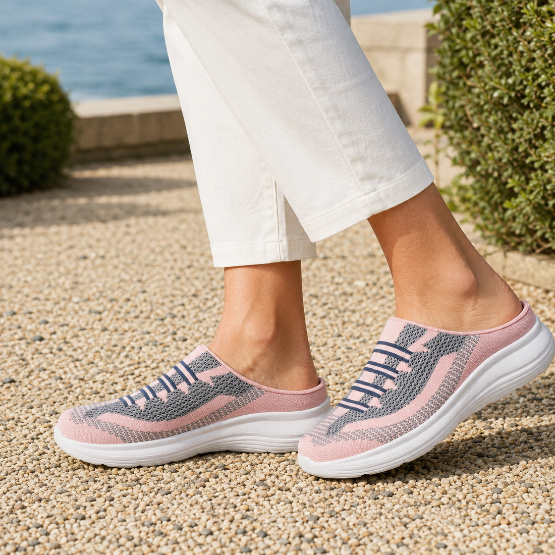 Falcieri Slip-On Sneakers - Pink