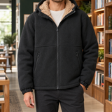 Erasmus-Reid Fleece-Lined Jacket - Black